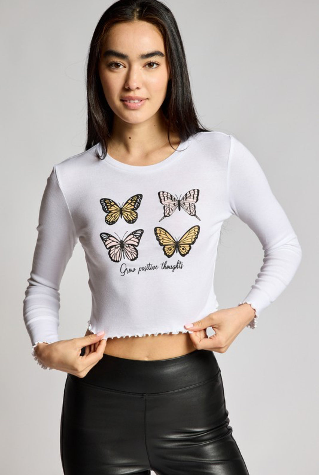 Grow Positive Thoughts Long Sleeve