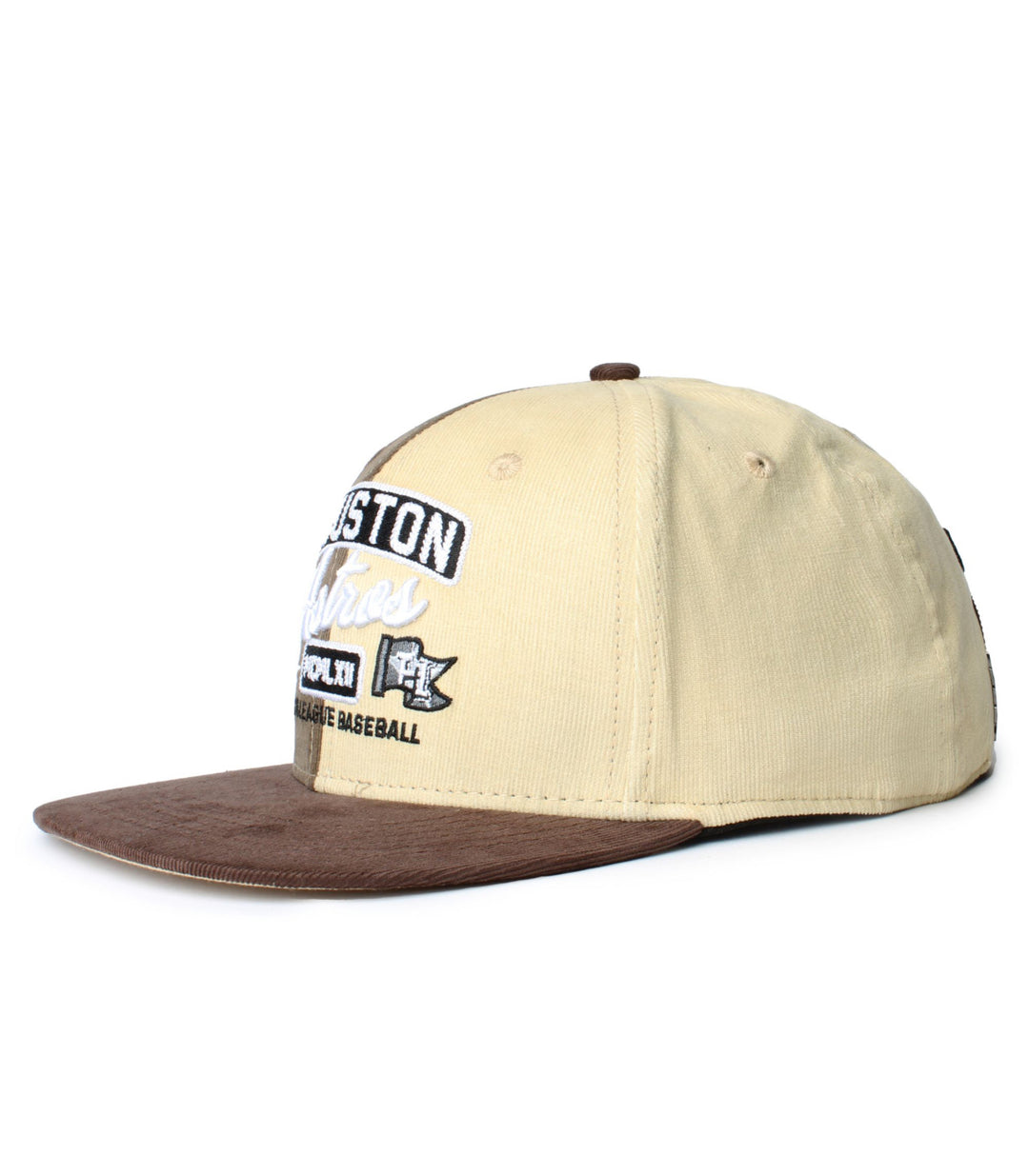 Houston Astros two toned corduroy snapback hat
