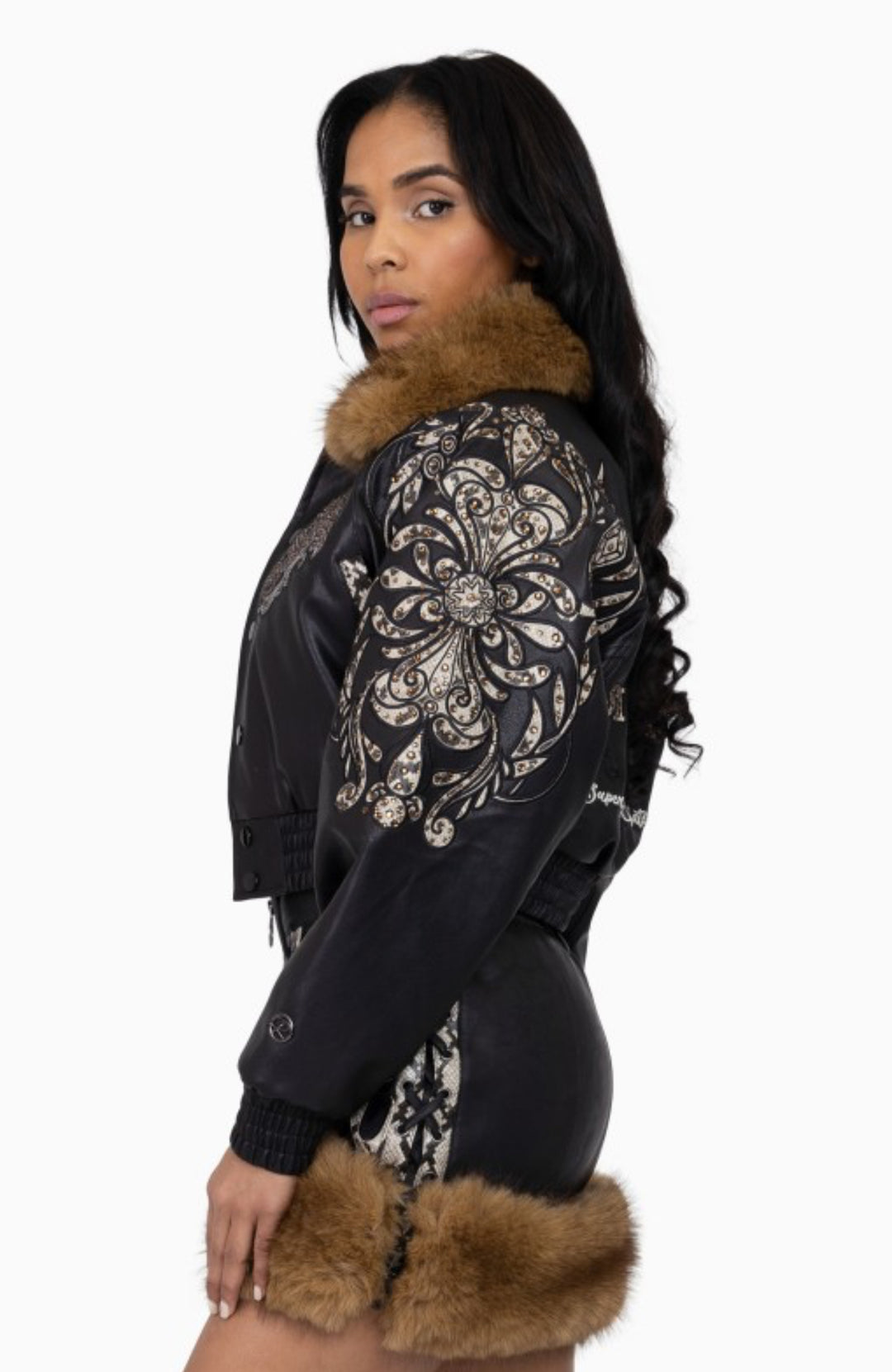 Python Patch PU Jacket