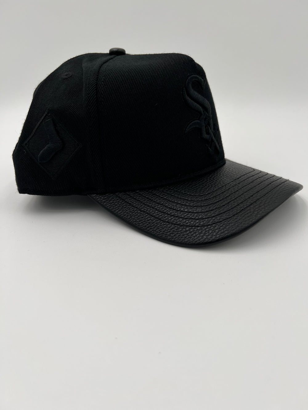 Chicago White Sox Triple Black 3 way SnapBack Hat