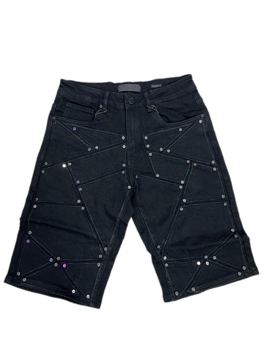 MJ Studded Out Shorts (Multiple Colors)