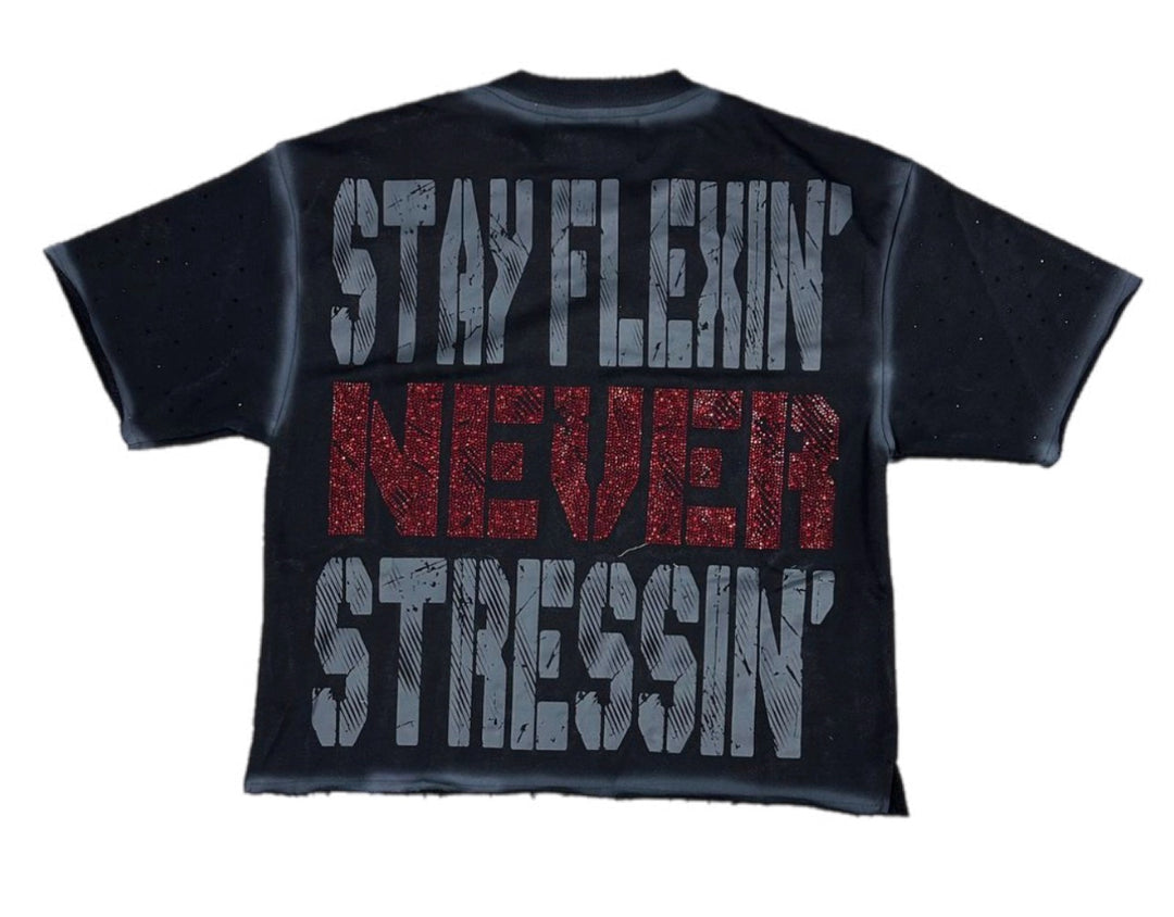 Flexin Premium Cropped Shirt