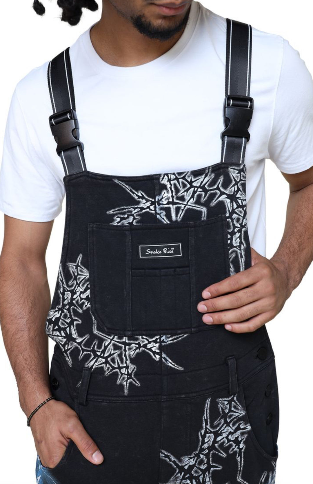 Paradise Fleece Stacked Overalls