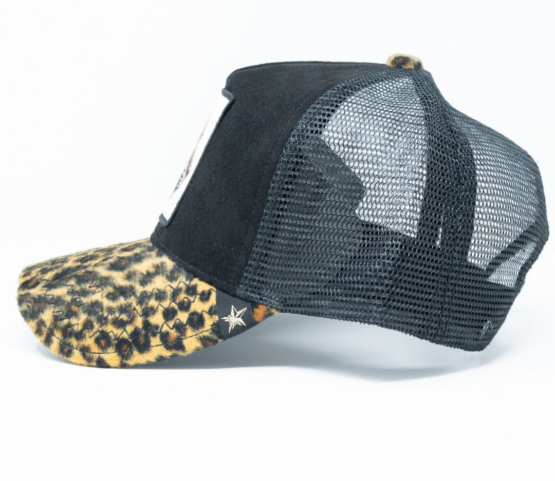 Cheetah life trucker hat