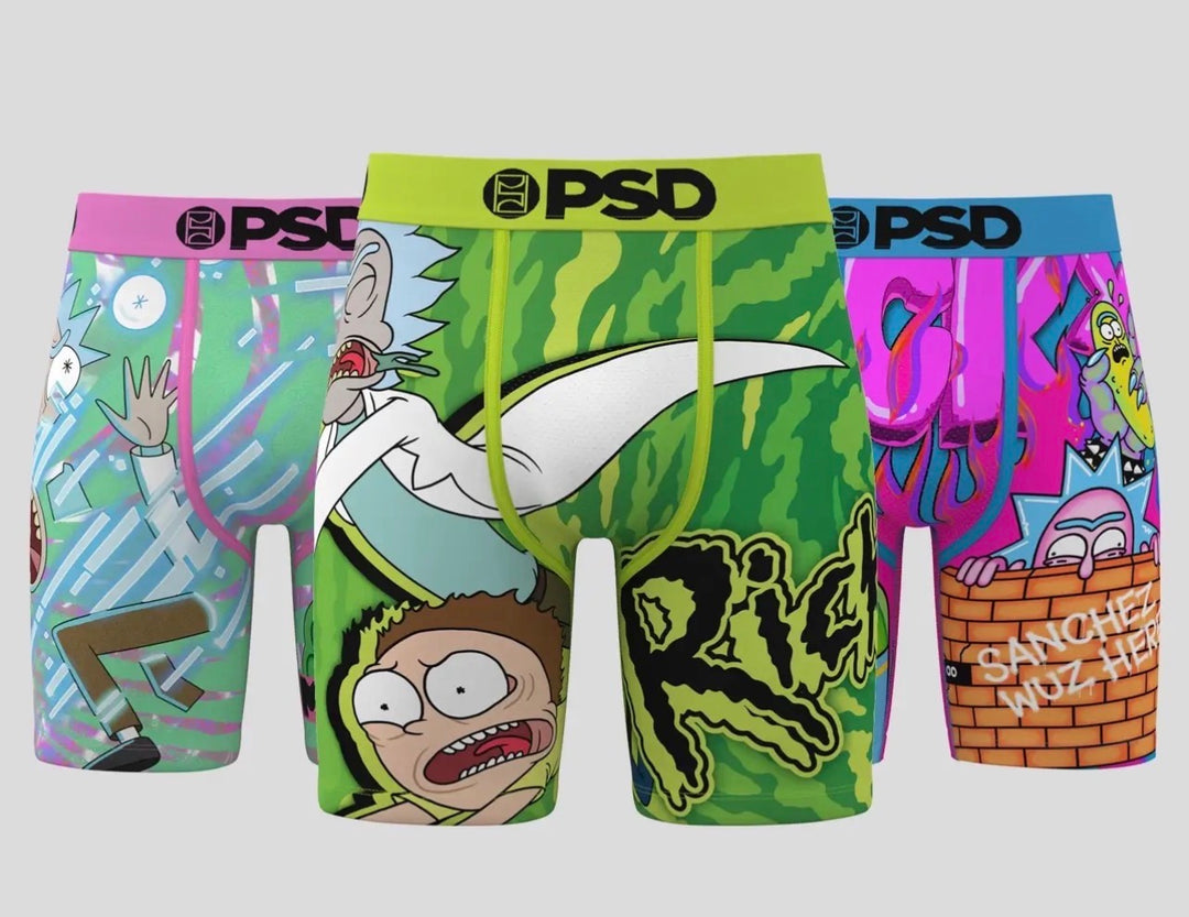 Rick and Morty 3 Pack Underwear