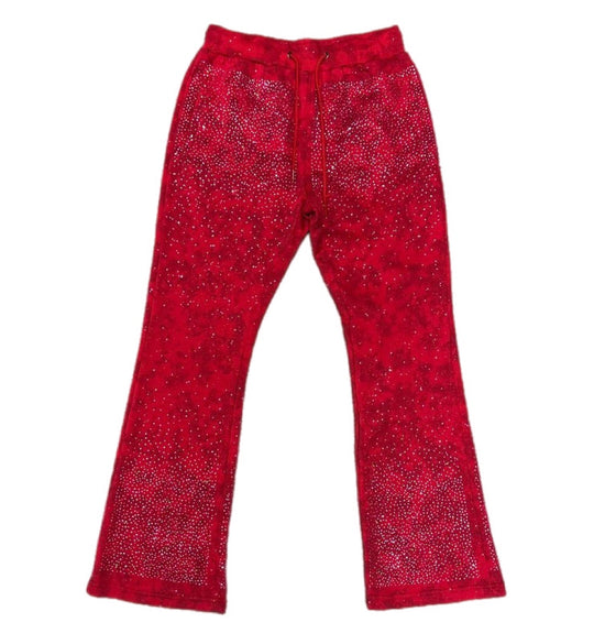 Bedazzled Stacked Sweatpants