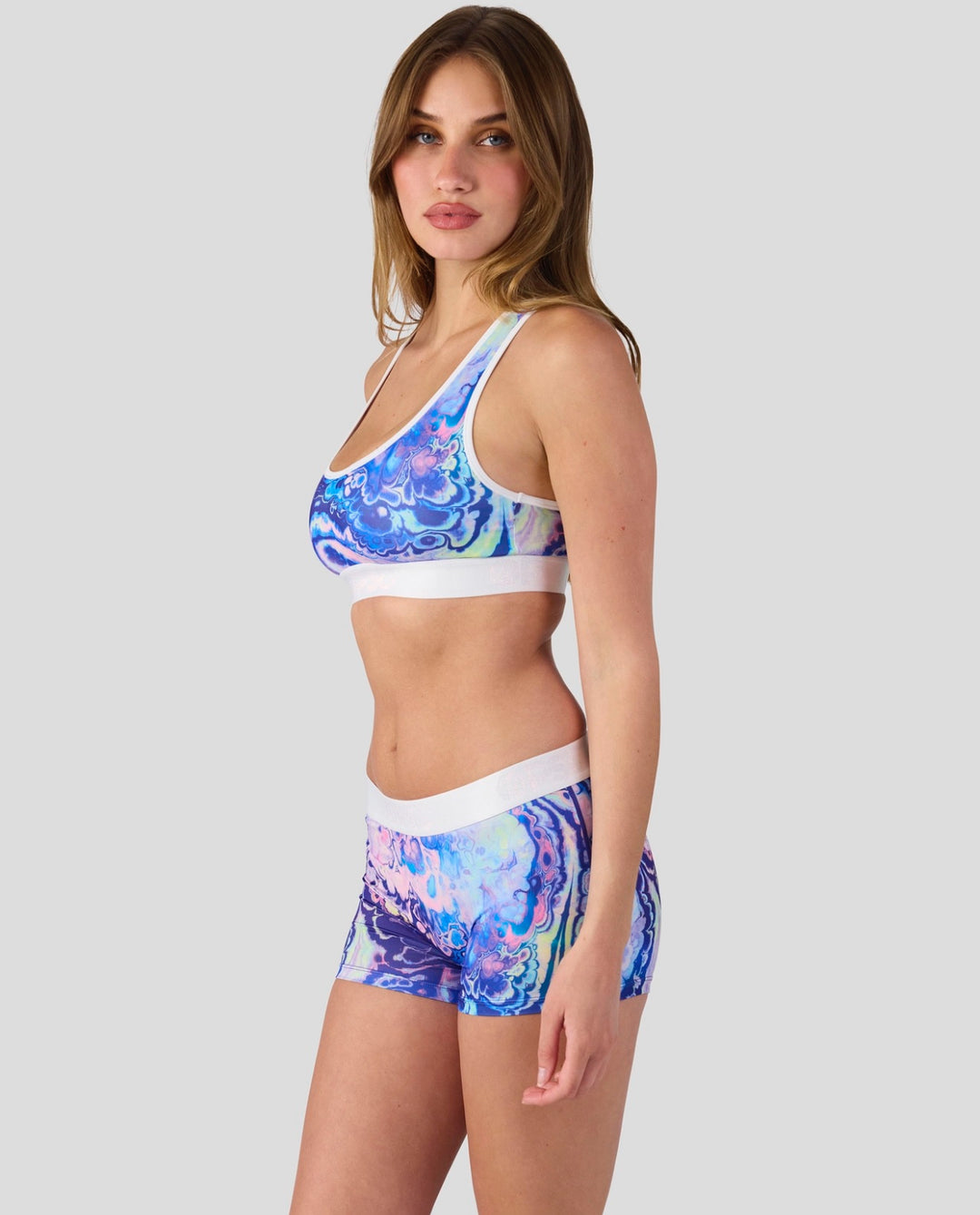 Iridescent Spills Boy Short Set