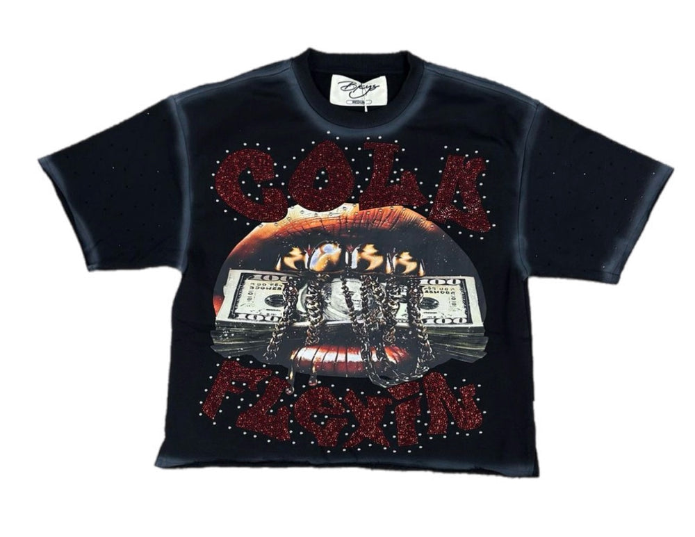 Flexin Premium Cropped Shirt
