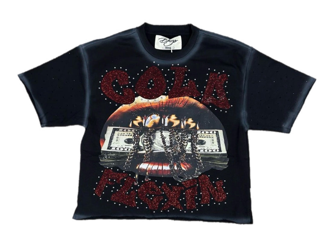 Flexin Premium Cropped Shirt
