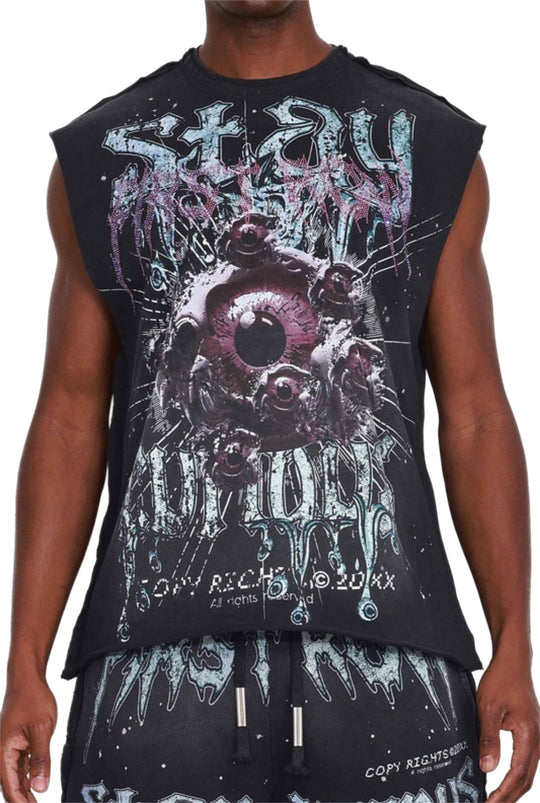 Eye on the prize premium sleeveless t-shirt