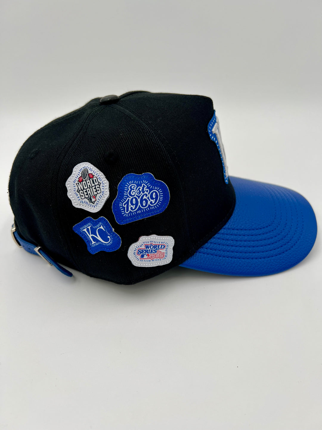 Kansas City Royals Pinched Brim Snapback Hat ￼