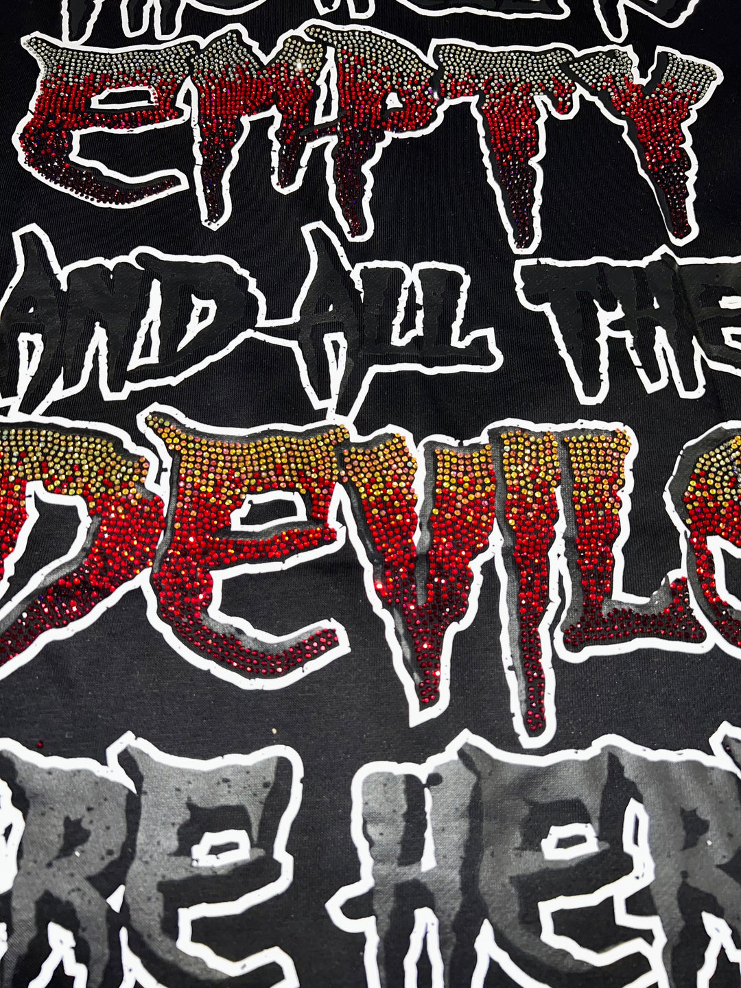 Devils Are Here Premium Cropped T-Shirt