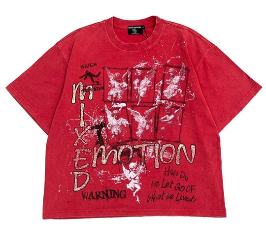 Crimson Oversized T-shirt
