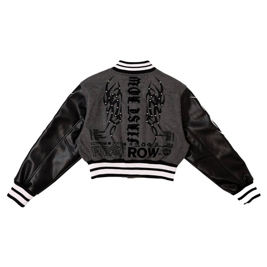 Y2K TRIBAL VARSITY JACKET