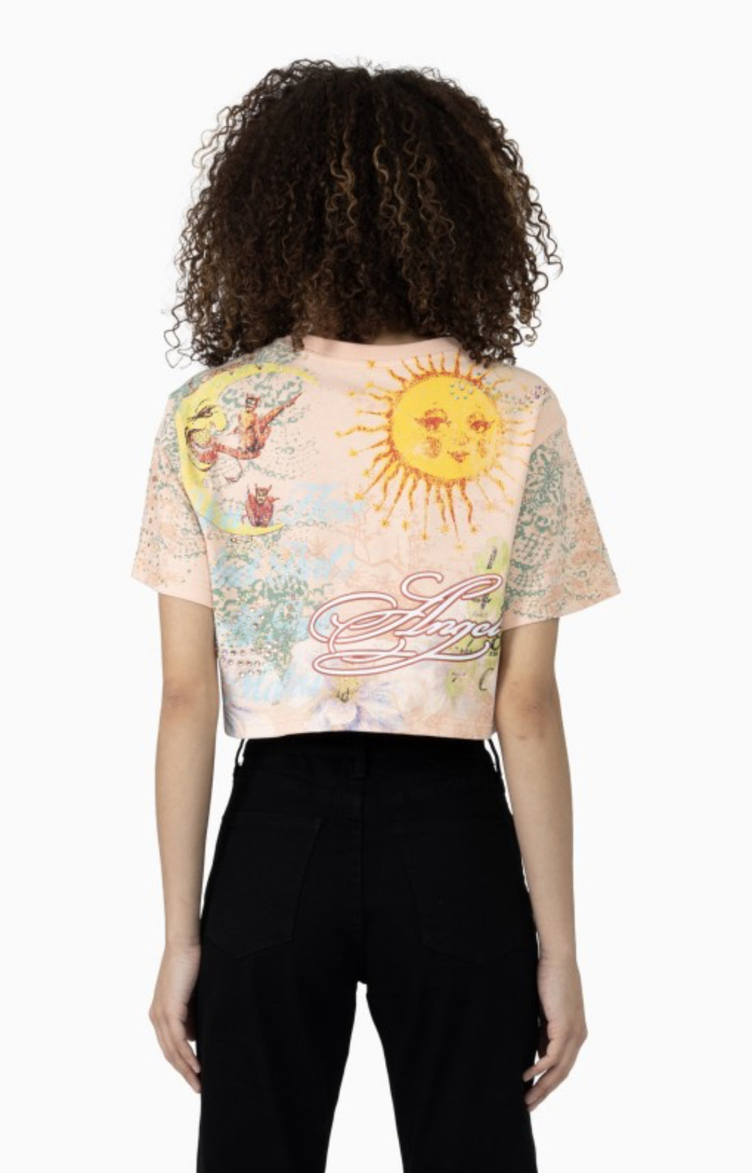 Peach Parfait Relaxed Cropped T-Shirt