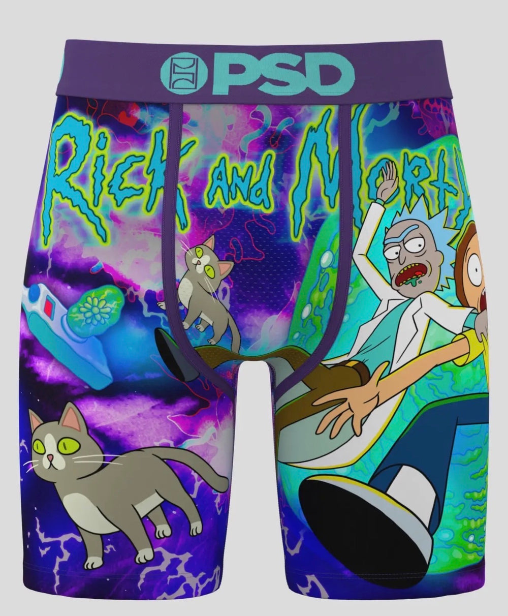 Rick and Morty Purple Days Underwear ￼