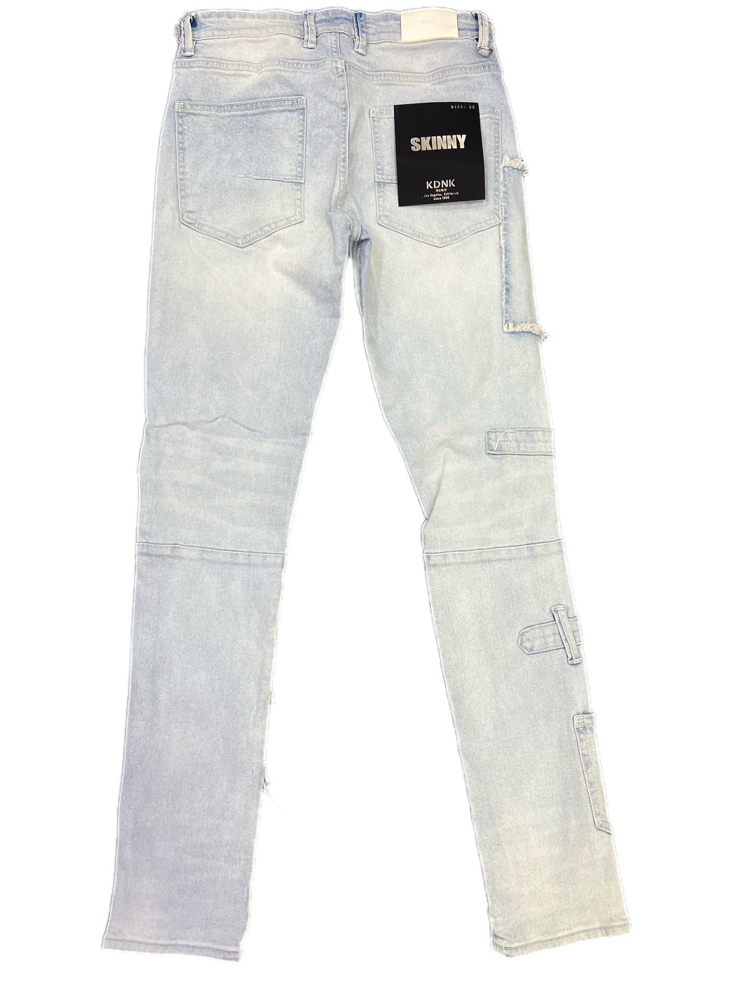 Blue Patch life Skinny Jeans