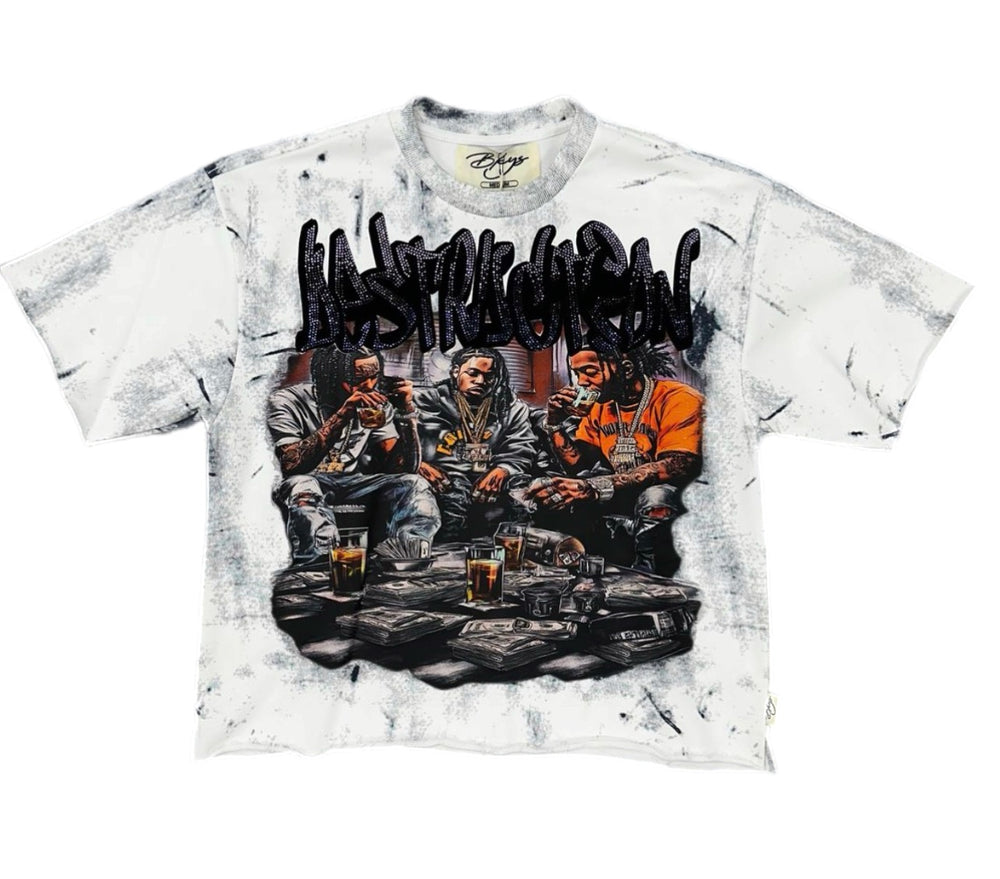 Destruction Premium Cropped Shirt