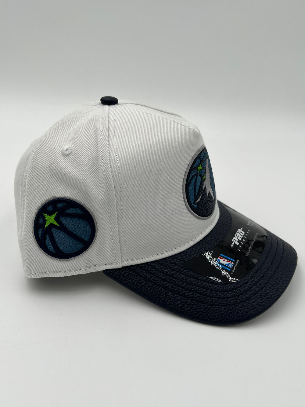 Minnesota Timberwolves pinched brim SnapBack hat