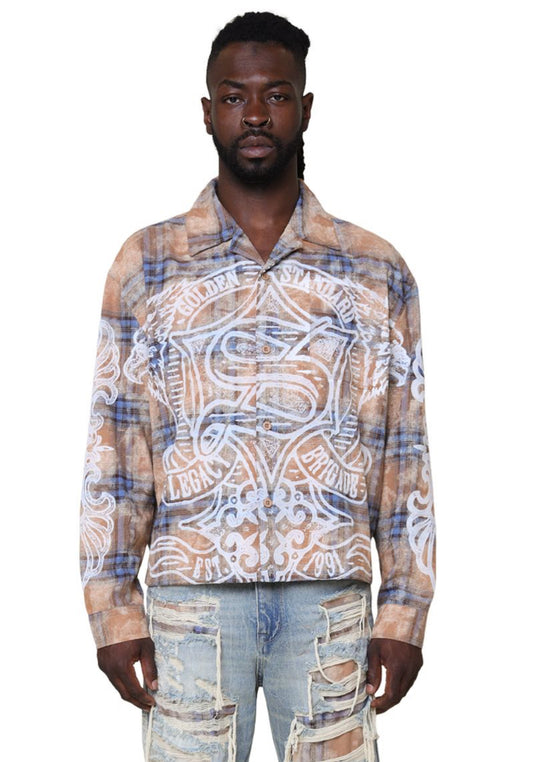 Grandeur Plaid Woven Shirt