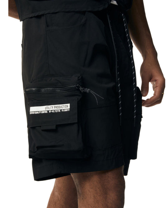 UTILITY NYLON CARGO SHORTS
