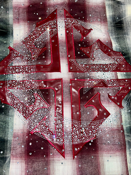 Ruby Crescent Flannel