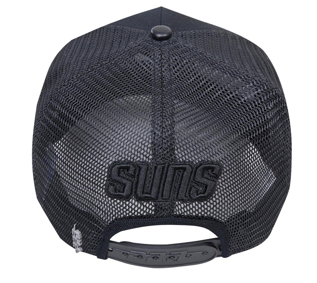 Phoenix Suns triple black trucker hat