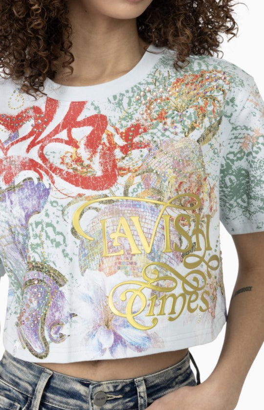 Country Air Relaxed Cropped T-Shirt