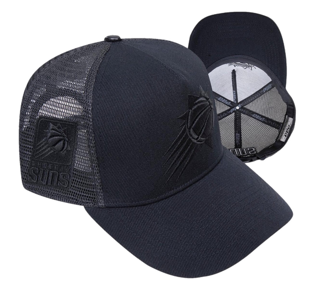 Phoenix Suns triple black trucker hat