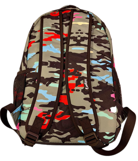 Cookies pink camouflage smell proof backpack