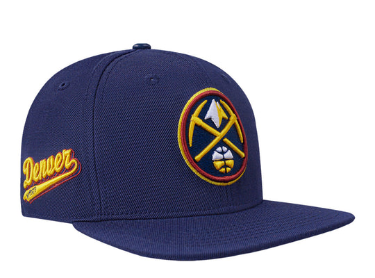 Denver Nuggets Script Tail SnapBack Hat