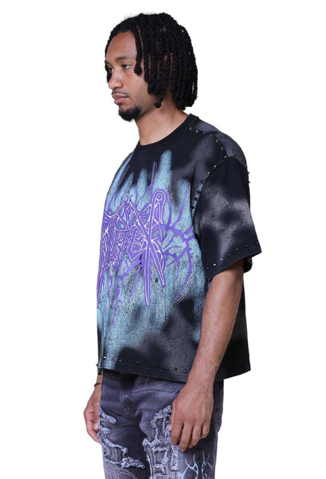 Ascended Studded T-Shirt (Multiple Colors)
