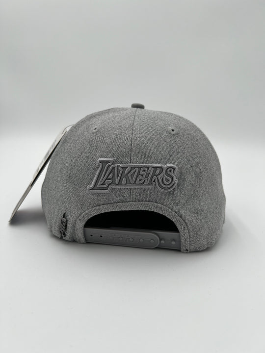 LA Lakers Athletic Grey SnapBack Hat