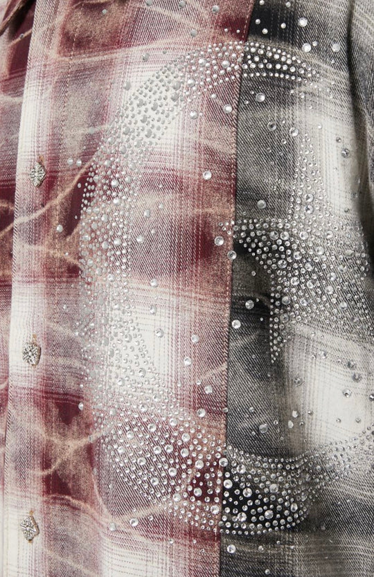 Ruby Crescent Flannel