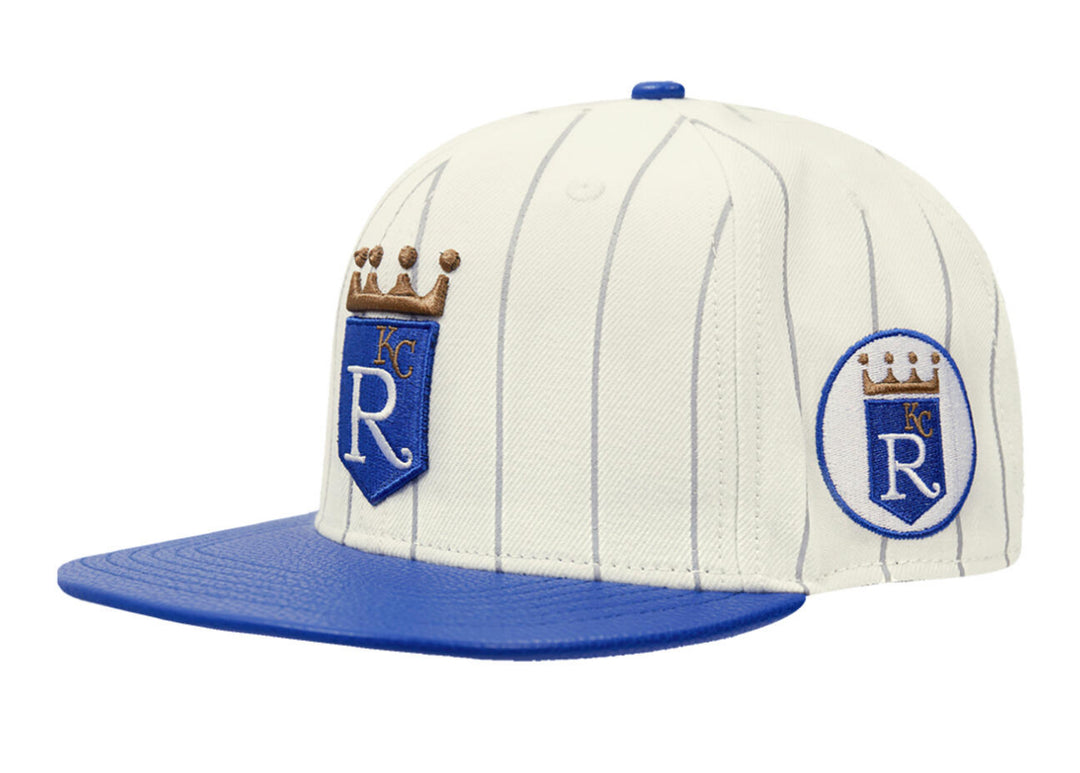 KC Royals pinstripe retro classic snapback hat