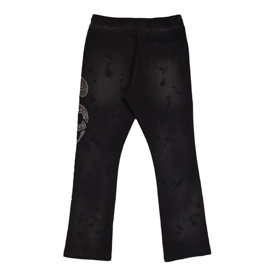 WAKE UP AND BE FIERCE APPLIQUE STACK JOGGER