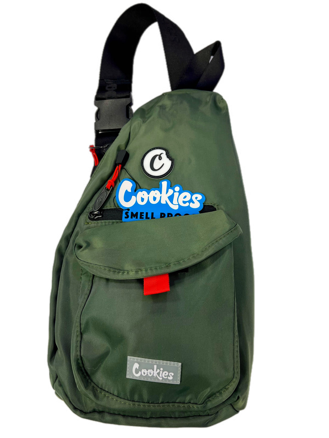 Cookies smell proof green shoulder bag