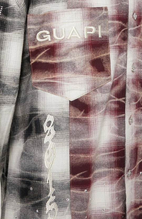 Ruby Crescent Flannel