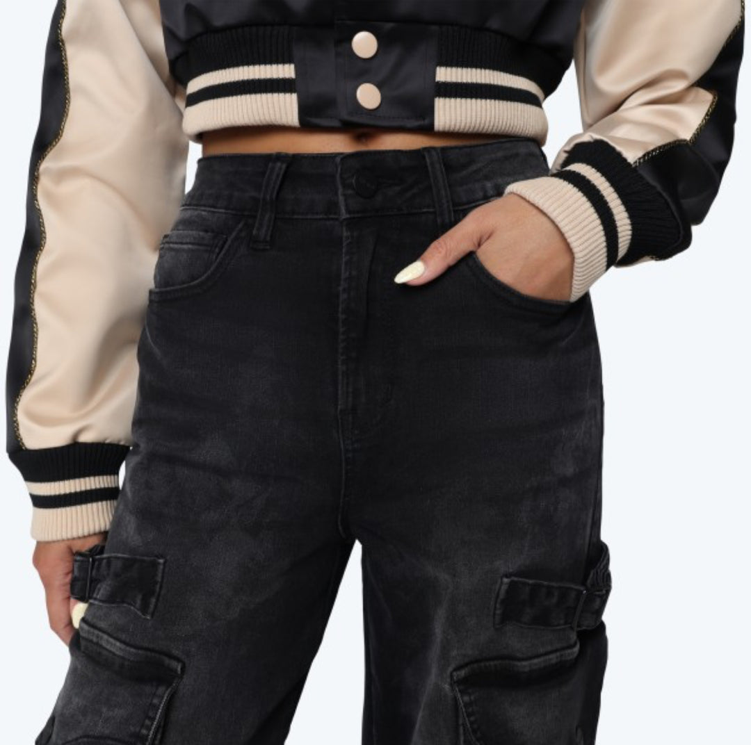 High Rise Wide Leg Jeans
