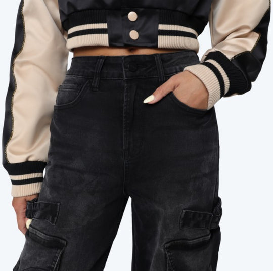 High Rise Wide Leg Jeans