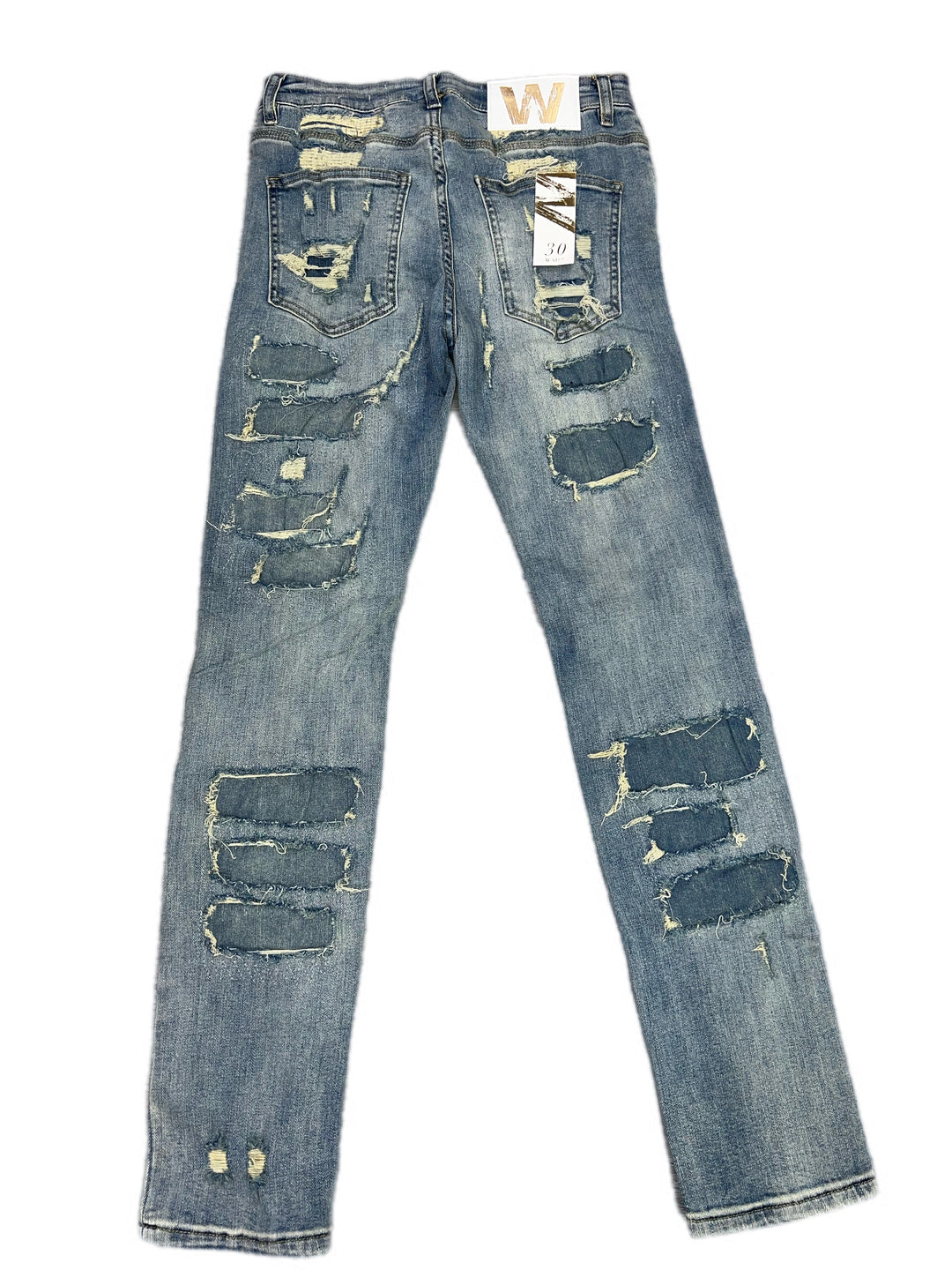 Waimea vintage wash flex skinny fit jeans