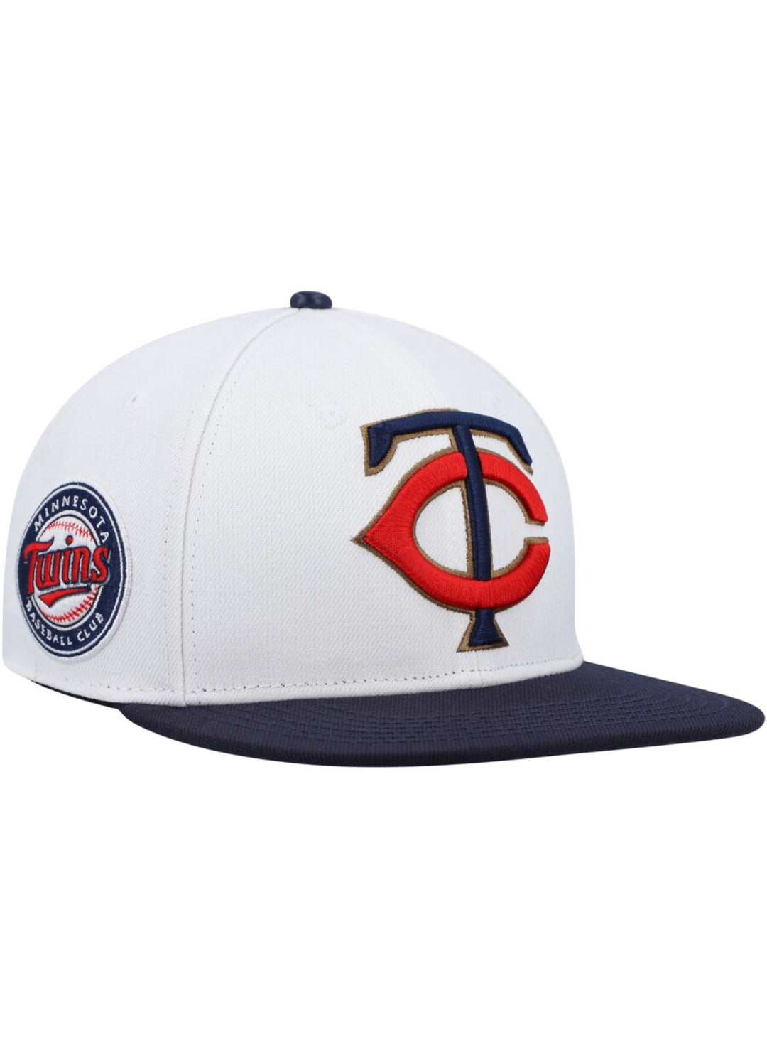Minnesota Twins white snapback hat