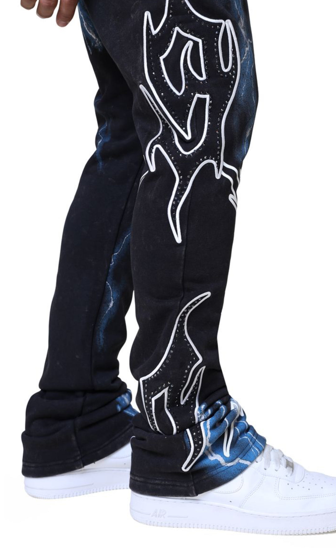 Paradise Fleece Stacked Overalls