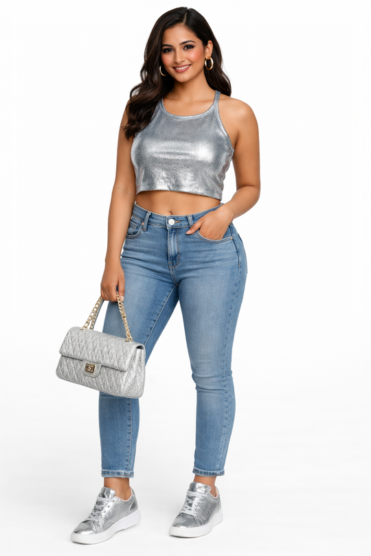 Shine Spaghetti Strap Top