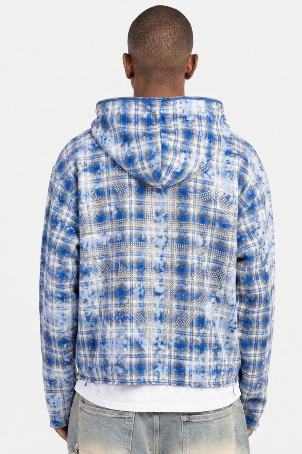 Arctic Skeleton Half Zip Hoodie