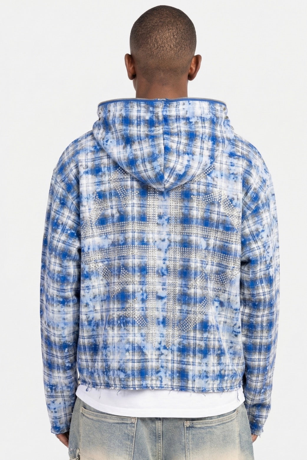 Arctic Skeleton Half Zip Hoodie