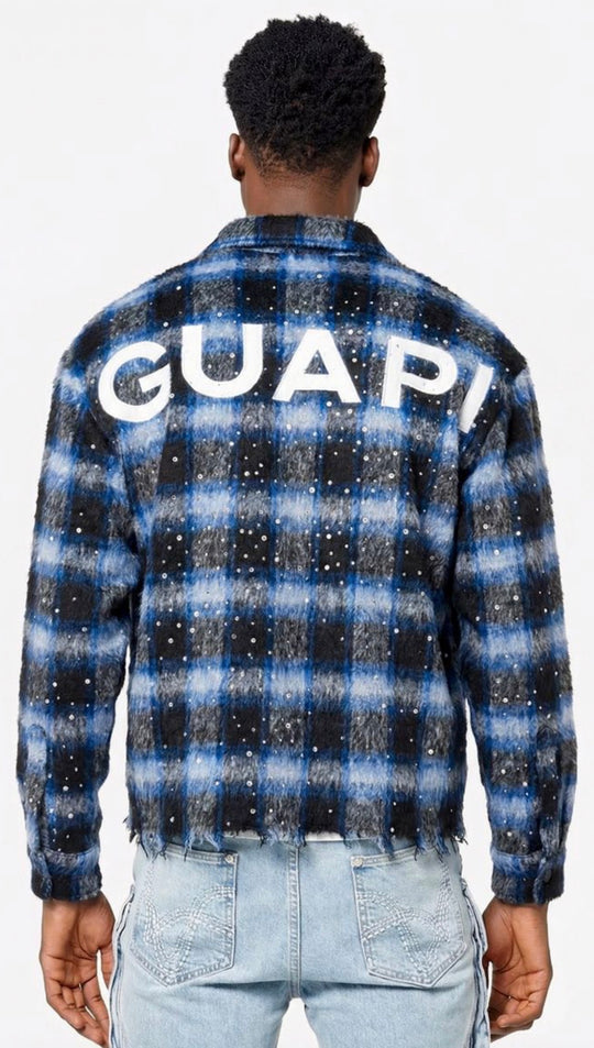 Midnight Sky Cropped Flannel