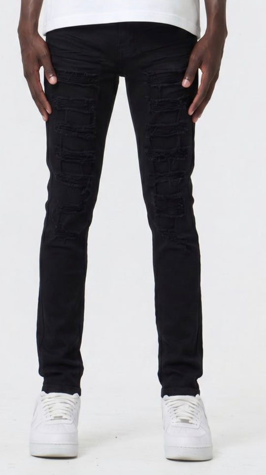 Black Skinny Jeans with rips