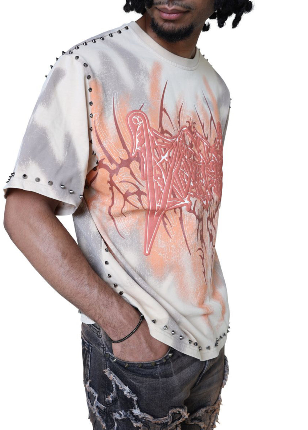 Ascended Studded T-Shirt (Multiple Colors)