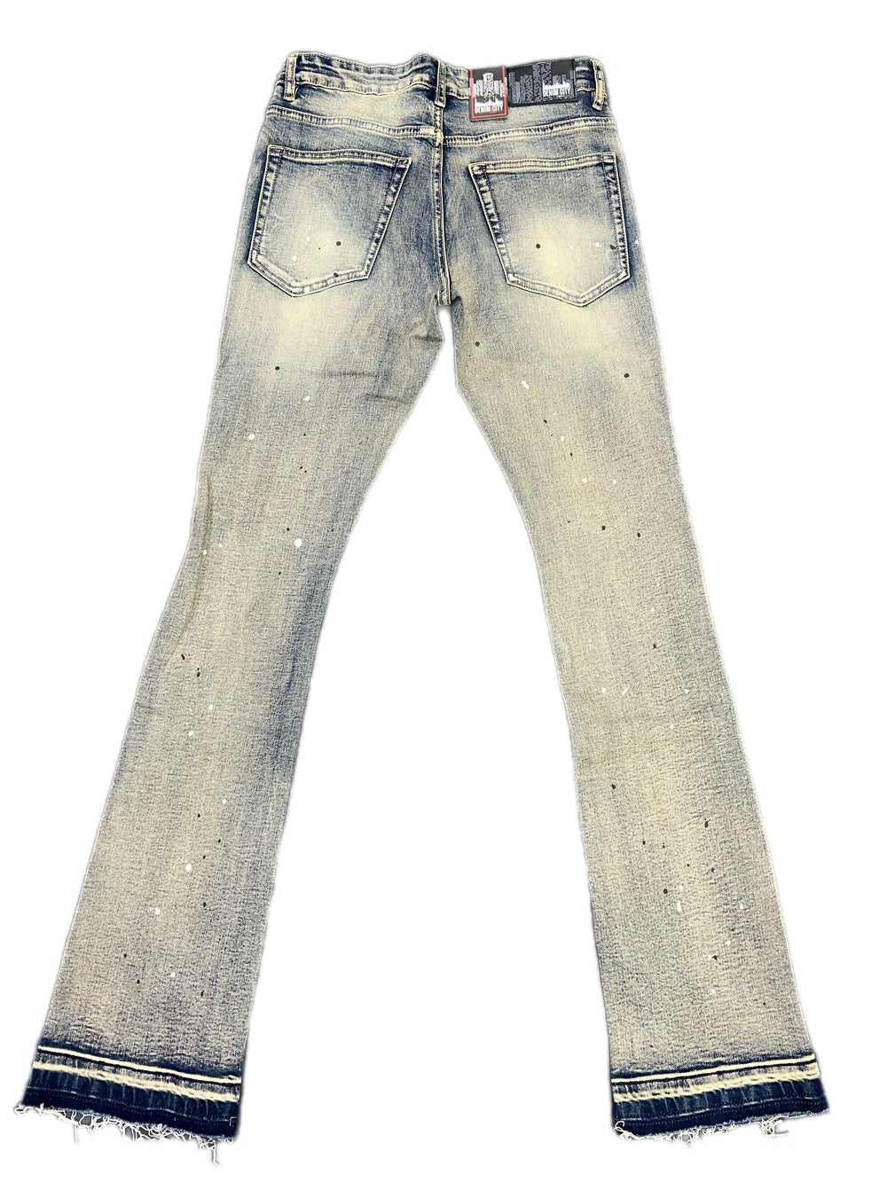Green Benji Premium Stacked Jeans